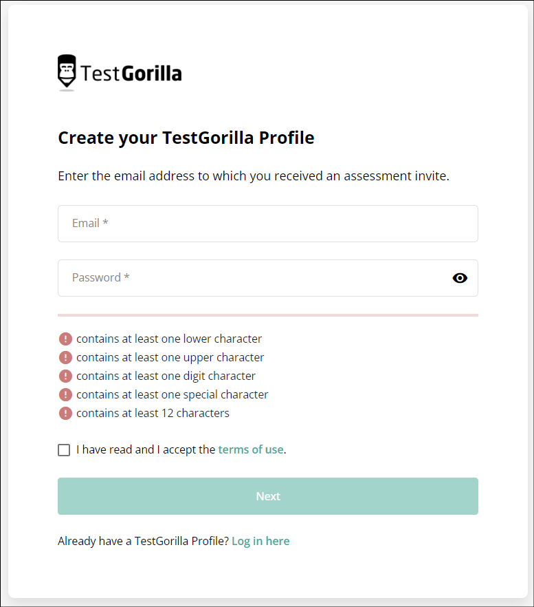 Guide to TestGorilla Profiles – TestGorilla Candidates