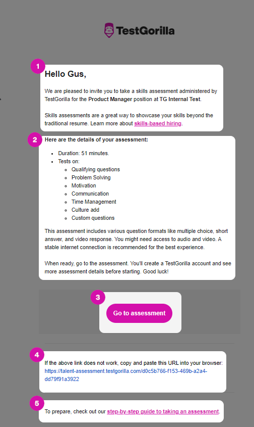 Step By Step Guide To Taking Your Assessment Testgorilla Candidates 5292